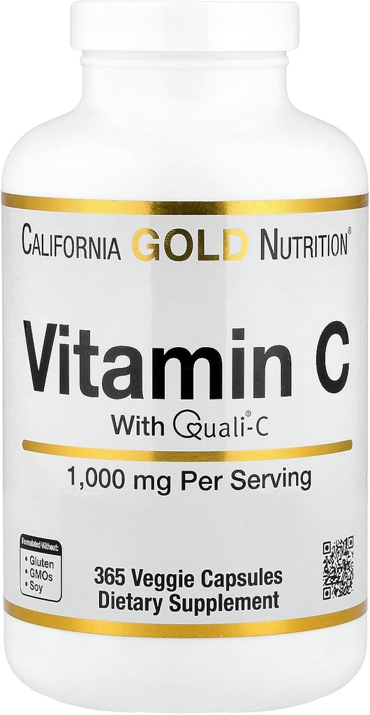 Lake Avenue C-vitamin supplement Nutrition - Med kvalificering-C Ascorbic Acid - immunstøtte - fremmer sund immunrespons - Vegan Friendly - Gluten Free, Non- GMO - 1000 mg - 365 Veggie