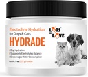 HydrADE Powder - Electrolytes for Dog & Cat Dehydration - Hydration for Dogs & Cats - Lots of Love Pet Products (8 Oz)