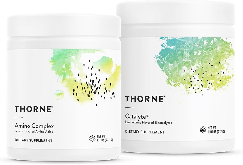 THORNE - Performance Essentials Bundle - Amino Complex Lemon & Catalyte Lemon Lime - 30 Servere