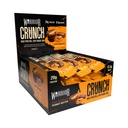 Warrior HIGH PROTEIN BARS (20g Protein each) - Low Carb, Low Sugar - Pack of 12 Caramel Crispy Crunch Bars - Dark Chocolate & Peanut Butter