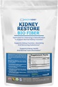 Bio Fiber, Nyre Rengøring Detox & Reparation - Genoprettende Nyre Support & Nyre supplement til at fjerne affald, Nyre Sundhed supplement - Tilføj til te for Nyre Sundhed - 2.5 LBS
