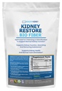 Bio Fiber, Nyre Rengøring Detox & Reparation - Genoprettende Nyre Support & Nyre supplement til at fjerne affald, Nyre Sundhed supplement - Tilføj til te for Nyre Sundhed - 2.5 LBS