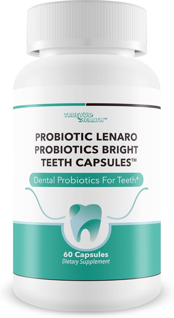 Probiotika Bright Tandkapsler - Vores bedste tandprobiotika Hvide tænder Support - Tandprobiotika Bright Whitening Tænder Mousse Alternative Kapsler - Probiotika til tænder Probiotiske Mund