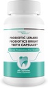 Probiotika Bright Tandkapsler - Vores bedste tandprobiotika Hvide tænder Support - Tandprobiotika Bright Whitening Tænder Mousse Alternative Kapsler - Probiotika til tænder Probiotiske Mund