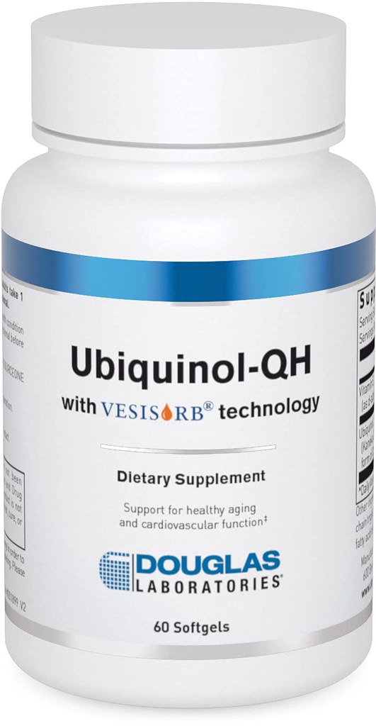 Douglas Laboratories Ubiquinol-QH | CoEnzyme Q10 to Support Healthy Aging and Cardiovascular Function | 60 Softgels