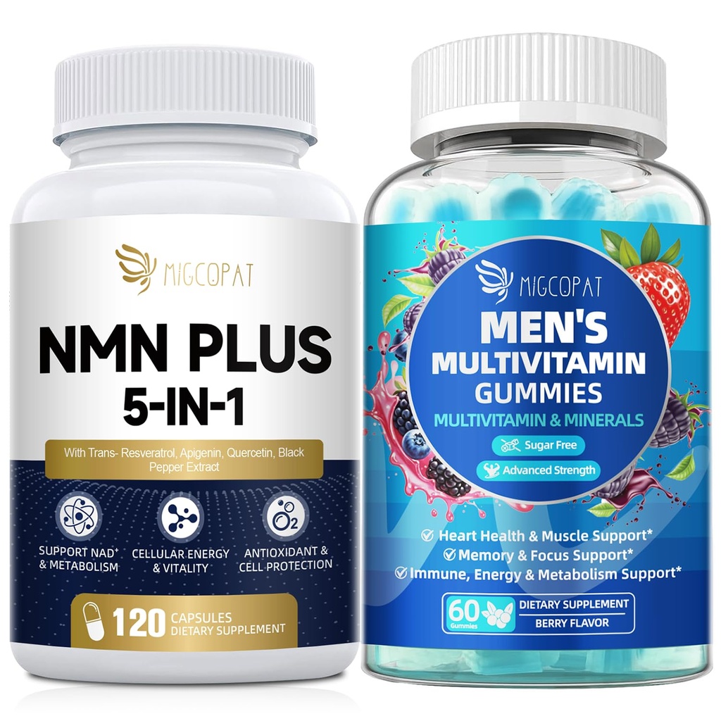 Migcopat Mens Multivitamin Gummies + NMN Supplement