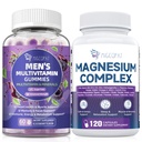 Migcopat Men’s Multivitamin Gummies & Magnesium Complex Bundle, Sugar-Free