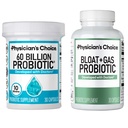 Lægens CHOICE Bloat & Gas Probiotic 30ct + 60 Billion Probiotic 30ct - fordøjelsesbesvær Bundle