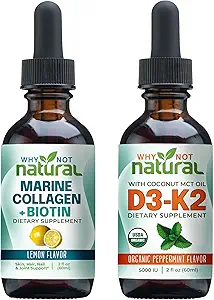 Hvorfor ikke naturlige flydende kollagen og vitamin D3 K2 dråber