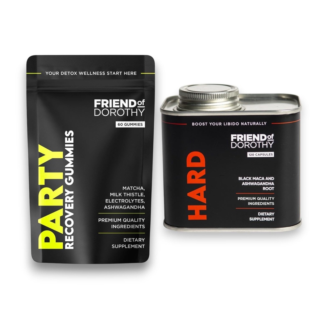 Recovery & Performance Bundle Recover Properly Whilst Lasting Longer - 60 Recovery Gummies & 120 Hard Capsules
