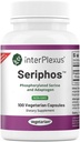 Seriphos - Phosphoryleret Serine Adaptogen - Cortisol Supplement - Hjælper kognitiv funktion, Gluten Free, Dairy Free, Soy Free - 100 kapsler