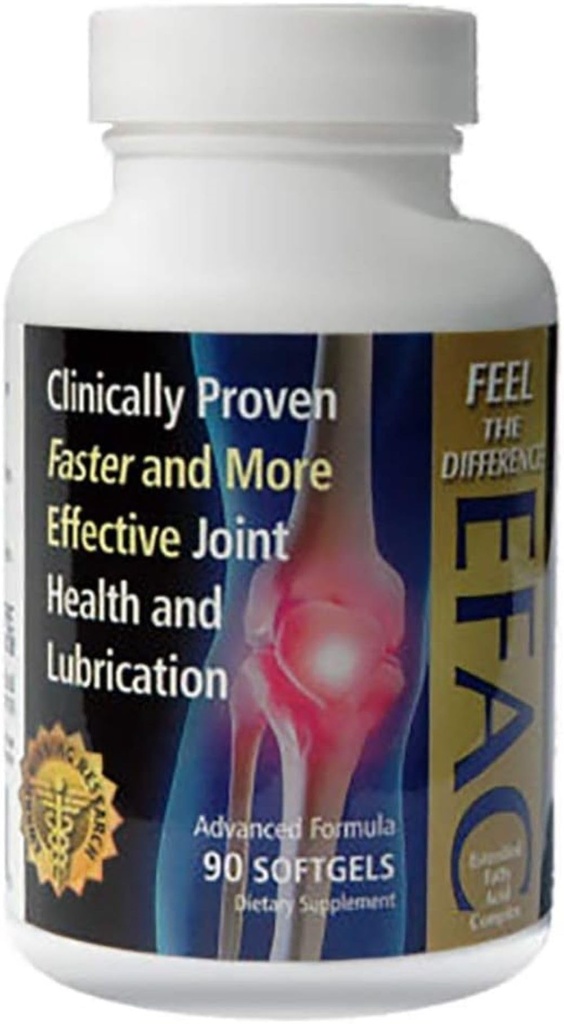 Joint & Muscle 90 Softgels | Joint Supplements for Men & Women | Supports Joint Health, Mobility & Muscle Recovery | Back, Knee & Shoulder Relief, EFAC Softgels | Doctor Formulated | Made in USA