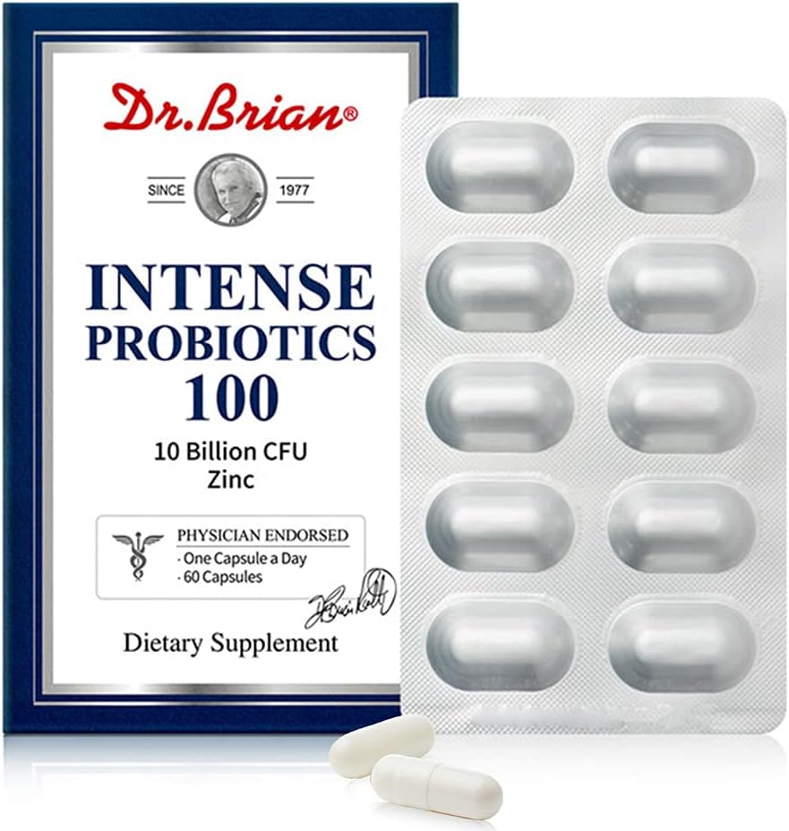 Dr. Brian Probiotika 10 Millioner cfu Probiotika til kvinder Mænd voksne Forstoppelse Relief fordøjelsesbesvær Intestinal Health Immunity System