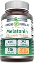 Amazing Formulas Melatonin Chewable Supplement Note 124; 5 Mg Per Serving