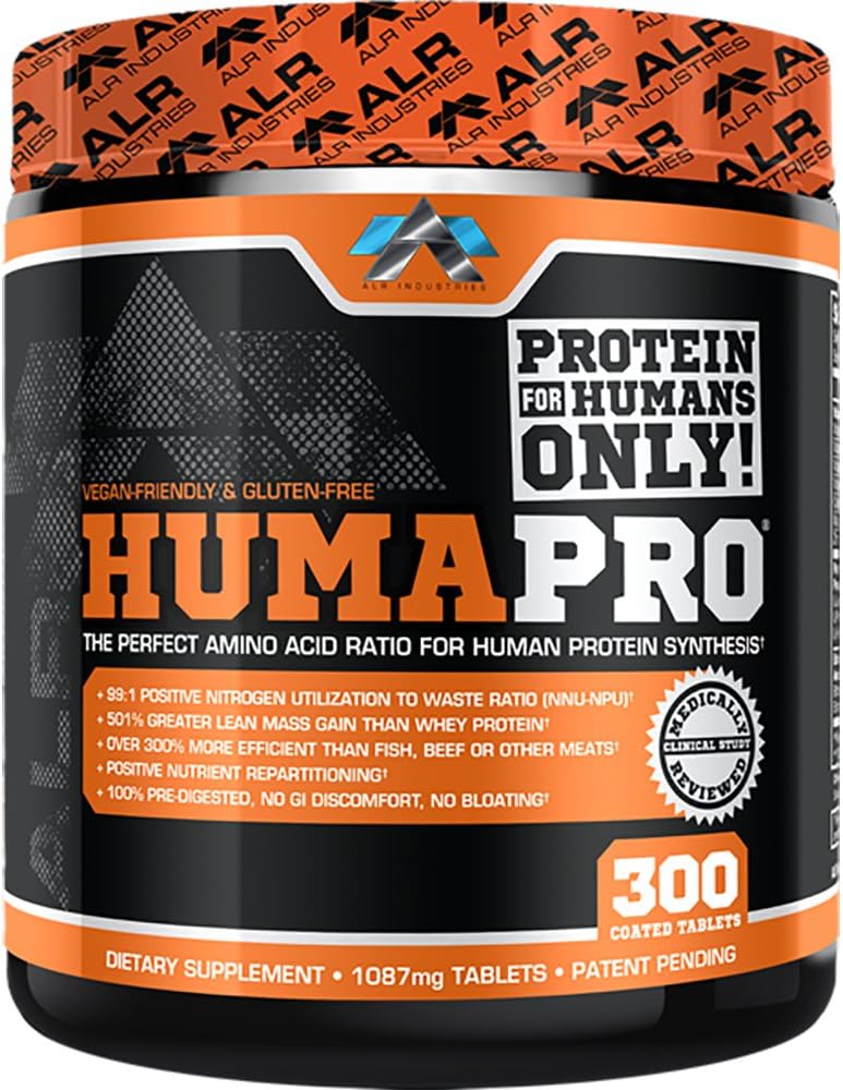 Humapro tabletter á 124; Aminosyrer Protein Matrix til mennesker