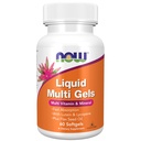 Now Foods Supplements, Flydende Multi Gels med Lutein og Lycopene, plus hør Seed Oil, 60 Softgels