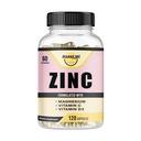 Zink, Zink 100mg, Magnesiumglycinat 150mg, D3- vitamin 5000 IE, vitamin C 500mg per servering, immunforsvar, immunbooster, antioxidant støtte