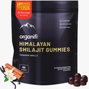 Organifi Shilajit Gummies - Himalayan Shilajit for mænd og kvinder med PrimaVie Shilajit, 40- Plus trace minaler, og mere - Hormone Balancer, øger cellulær energi, Beats Træthed, og mere, 60 Greve