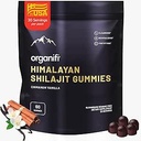Organifi Shilajit Gummies - Himalayan Shilajit for mænd og kvinder med PrimaVie Shilajit, 40- Plus trace minaler, og mere - Hormone Balancer, øger cellulær energi, Beats Træthed, og mere, 60 Greve