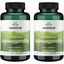 Swanson Ashwagandha Powder Supplement - med Ashwagandha Root til at fremme stress Relief & Energy - Ayurvedic Supplement for naturlige wellness (100 kapsler, 450mg hver) 2 pakke