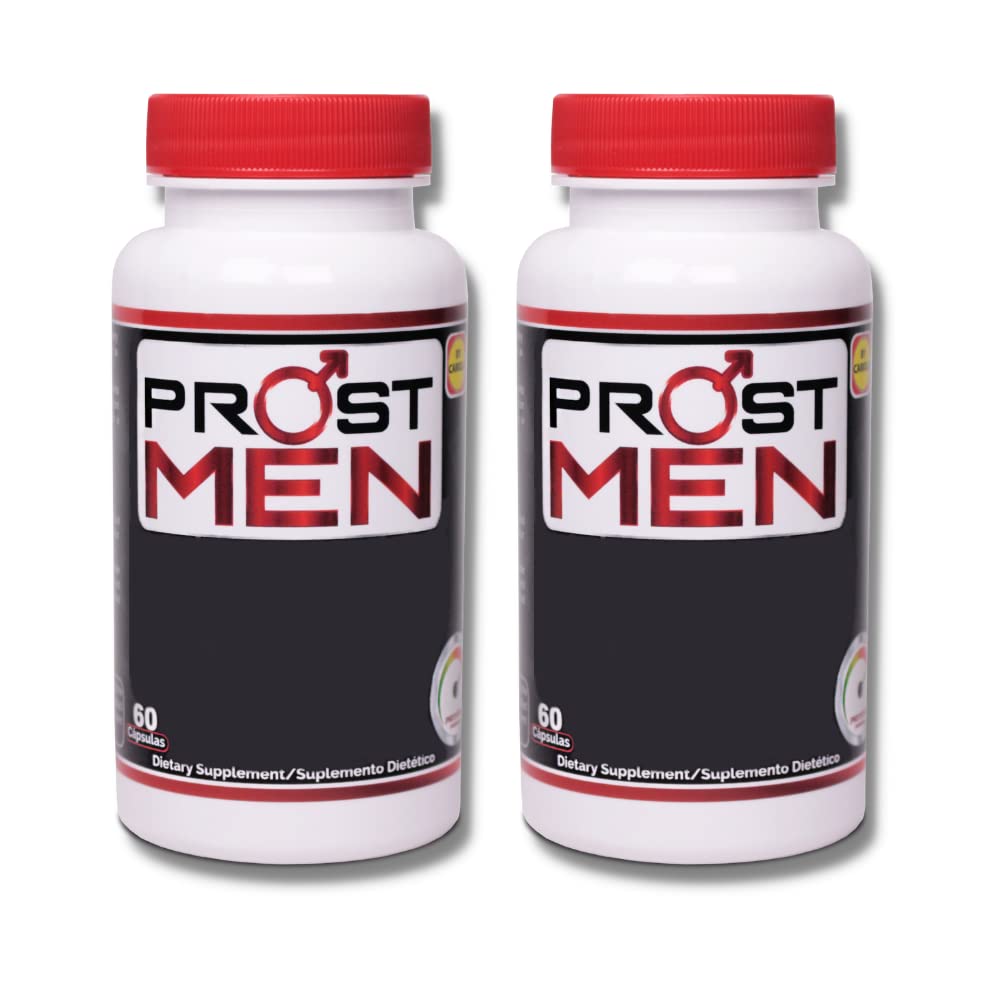 Prostata supplement kapsler - Prostata støtte - Urinfrekvens - Quality Sleep - Energy & Vitality - Saw Palmetto - Sting Nettle - pakke med 2-120 Caps