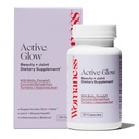 Womaness Active Glow Hår Hud og negle Vitaminer - Biotin, Longvida Curcumin & Hyaluronsyre Kosttilskud til fælles sundhed, tør hud & synkende hår (30 kapsler)