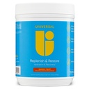 Universal U Replenish & Restore Powder, Hydration & Recovery, fremmer muskel reparation og vækst, Custom Dosing, L- Lysin, L- Glutamin, L- Tryptophan, Ingen kunstige flavors, 30 Serveringer (Mango Twist)