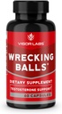 Vigor Labs Wrecking Balls (60 kapsler), understøtter den naturlige produktion af essentielle mandlig mandlig hormon af din krop til at støtte Fuller Drive, mandlig vitalitet, og øget Stamina. (Made in the USA)