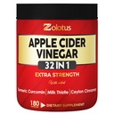 Zolotus 32in1 Apple Cider Vinciferkapsler med gurkemeje, kanel, Milk Thistle, Elderberry, Quercetin & mere til støtte fordøjelse, immun- 180 kapsler