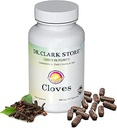 Dr. Clark Store Cloves Vegetar, 500mg, 102 Tapioca Capsules - Hjælper med at opretholde leverydelse og blodcirkulation