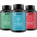 BoostCeuticals Co Q10 200mg, Nattokinase 4000 fu, Berberine 500 mg