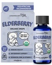 Legendairy Milk Organic Elderberry Drops - Baby Multivitamin med Echinacea, C-vitamin og zink til immunforsvar - Ideel til babyer & tandlæger, non-GMO - 30 Servering