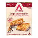 Atkins High Protein Bar, Chocolate Peanut Butter Pretzel, Keto Friendly, Gluten Free, 4 Count (Pack of 1)