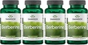 Swanson Berberine Supplement - 400 mg hver, 60 kapsler - Berberine HCl med total wellness support (4 Pack)