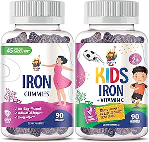Magnesium Gummier for voksne - 200mg & Jern Gummies for voksne - Jernvitaminer med C-vitamin