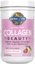 Livets have Græs Fed Collagen Skønhed - Jordbær Lemonade, 20 Servering, Pulver til kvinder Mænd Hår Hudens Nails, Hydrolyzed Collagen Peptider Protein Powder Supplement