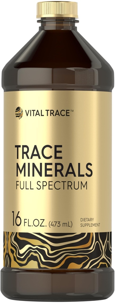 Carlyle Trace Minerals Supplements 124; 16 fl oz124; Full Spectrum med Magnesium- 124; Liquid Complex med Sulfate, Lithium, og Boron-124; Vegetar. Non- GMO & Gluten Free against 124; af Vital Trace
