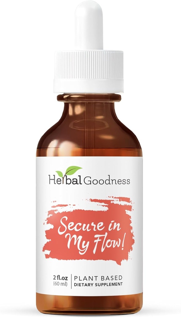 Urte Goodness Sikker i min Flow Buddy 124; Menstruelle Support Buddy 124; Slow Flow Menstruelle Kosttilskud, Mood Support, Hormone Sundhed, Aids Afslapning, Metabolisk Support 2oz