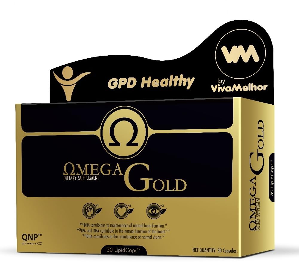 Vegan Omega Gold - Omega 3, 6 and 9 Supplement, 30 Capsules