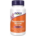 Now Foods Supplements, Phosphatidyl Serine 100 mg med phospholipid compound derived from Soy Lecithin, 60 Veg Capsules