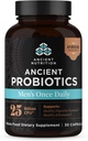 Ancient Nutrition Probiotika til mænd, Ancient Probiotiske Mænd er engang Daglig 30ct, fordøjelses- og immunstøtte, Bloating, Gas og Forstoppelse Relief, Gluten Free, Superfoods Blend, 25 milliarder CFU 'er *