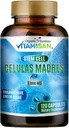Celulas Madres AFA Stem Natural Cell 120 Kapsler 1000 mg Blue Green Algae Non GMO Gluten Free Aphanizomenon Floss-aquae celula Madreindhold