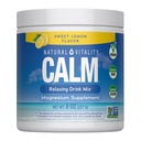Naturlig vitalitet rolig, Magnesium tillæg, Anti- stress drik mix pulver, gluten fri, Vegan, & Non- GMO, Sweet Lemon, 8 oz