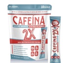 CAFEINA 2X - 200mg Koffein og elektrolyte Infunded Powder Stick Packs (18 greve)