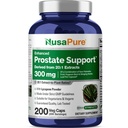 NusaPure Prostate Support Capsules, 300 mg, 200 Veg Capsules (Non-GMO, Vegan)
