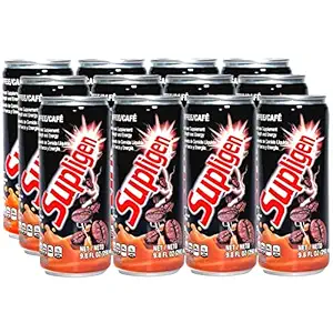 Supligen Coffee Liquid Meal Supplement, 9.87 oz (Pack of 12) - Energidrik med protein & vitaminer - Nutritional Shake for Strength, Focus & Endurance