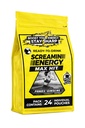 Screamin Energy Sugar Free Vanilla Latte Energy Shots, 24 Count | Ready-to-Drink Caffeine Pouches with Panax Ginseng and B Vitamins