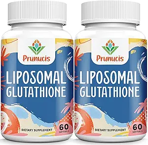 2400MG Liposomal Glutathion, with Vitamin C, Milk Thistle & Alpha- Lipoic Acid, Master Antioxidants, Pure Reduceret L- Glutathion - Immunsystemet, Cell Repair, Energy, High Absorption, 120 Softgels