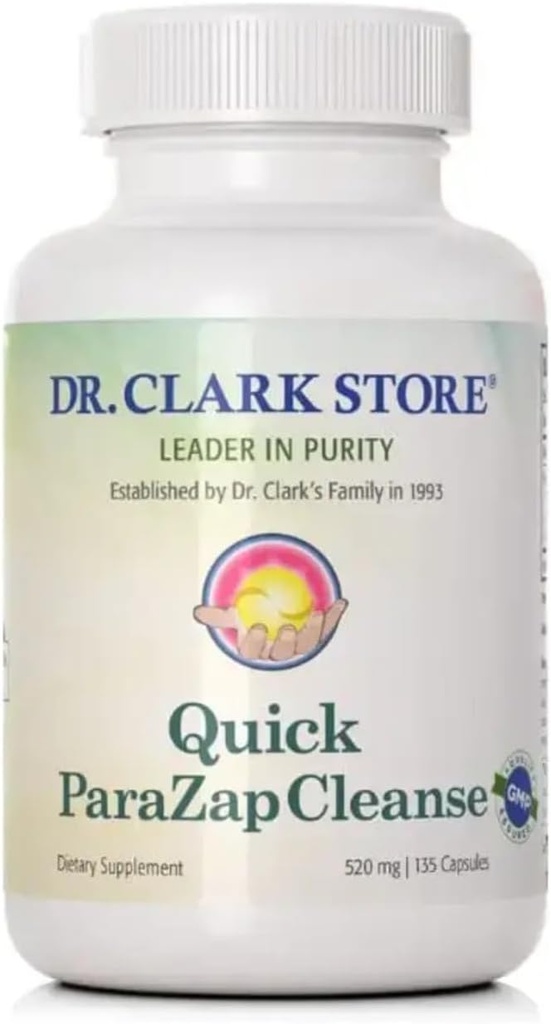 Dr. Clark Store para- Zap - 520mg, 135 kapsler, understøtter fordøjelsessygdomme & Gut balance