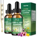 Liposomal Lymphatic Drainage Drops - Lymphatic Drainage Supplements with Milk Thistle, Burdock Root for Women & Men | Supports Liver Cleanse, Detox & Repair | Lymph - Liver Cleanse Health | 4 Fl Oz
